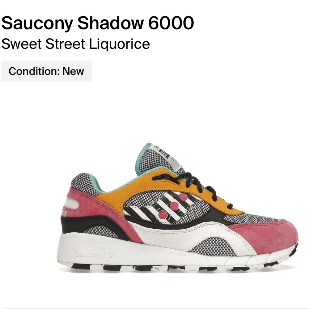Saucony Shadow 6000 Sweet Street Liquorice